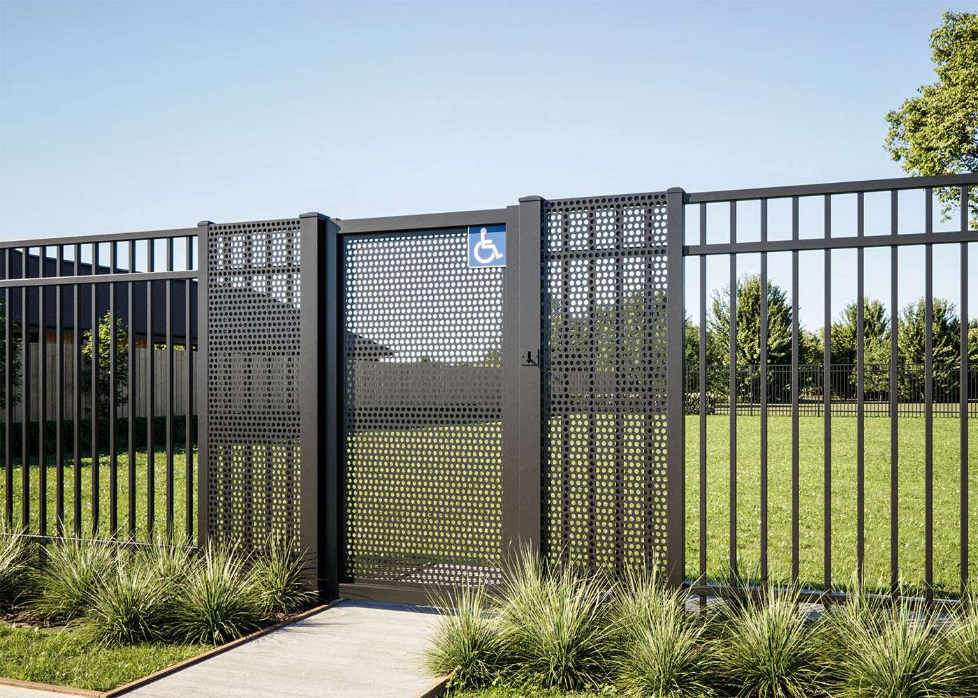 Perforated Gate and Fence System