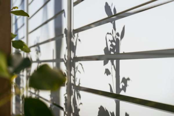 White Aluminium Fence